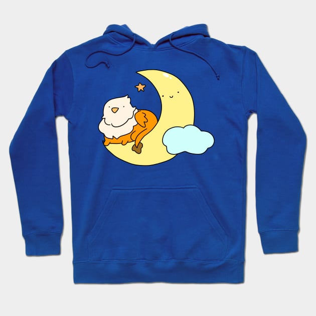 Crescent Moon Griffin Hoodie by saradaboru